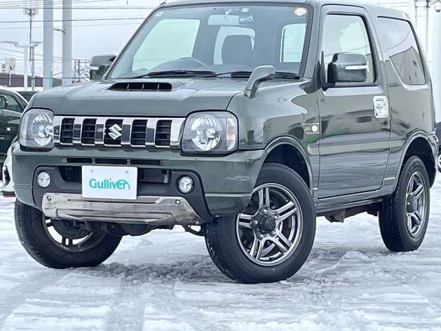 スズキ ジムニー ランドベンチャー 道北・旭川 2018(平30)年 3.1万km クールカーキPM /禁煙車//4WD//社外ナビ/CD/DVD/BT/フルセグ/USB/SD/MSV//ハーフレザーシート//運転席シートヒーター//ミラーヒーター//革巻きステアリング//ステアリングスイッチ//ドライブレコーダー//ETC//フォグランプ//ウィンカーミラー//リモコンキー//保証書//取説