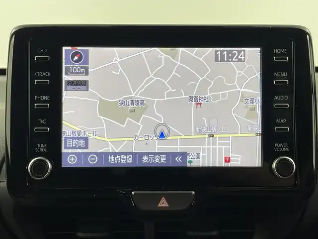 トヨタ ヤリスクロス ハイブリッド Z 埼玉県 2022(令4)年 1.1万km ブラックマイカ 純正ナビ/フルセグTV/全方位カメラ/パワーシート/ドライブレコーダー/ハーフレザー/シートヒーター/純正18インチアルミホイール/オートマチックハイビーム/オートライト/ビルトインETC2.0