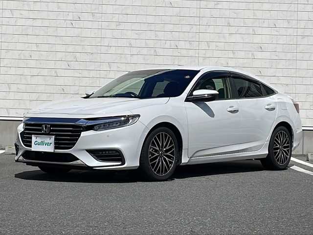 ホンダ インサイト EX 山形県 2018(平30)年 6.4万km プラチナホワイトパール 禁煙車/Honda SENSING/・衝突軽減ブレーキ（ＣＭＢＳ）/・路外逸脱抑制機能/・先行車発進お知らせ機能/・アダプティブクルーズコントロール（ＡＣＣ）/・車線維持支援システム（ＬＫＡＳ）/・標識認識機能/・誤発進抑制機能 /・近距離衝突軽減ブレーキ/ハーフレザーシート/パドルシフト/パーキングセンサー/純正ナビ(CD.DVD.BT.SD.USB)/バック.フロントカメラ/フルセグ/ETC2.0/電動パーキングブレーキ/オートホールド/LEDヘッドライト/プッシュスタート/スマートキーｘ２