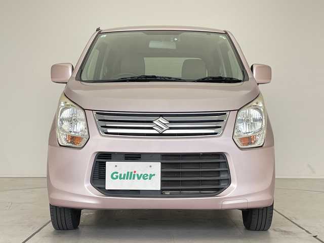 スズキ ワゴンＲ FX 愛知県 2013(平25)年 6.6万km イノセントピンクパールメタリック SDナビ/ワンセグ/CD/ドライブレコーダー/ETC/ドアバイザー/電動格納ミラー/アイドリングストップ/リモコンキー