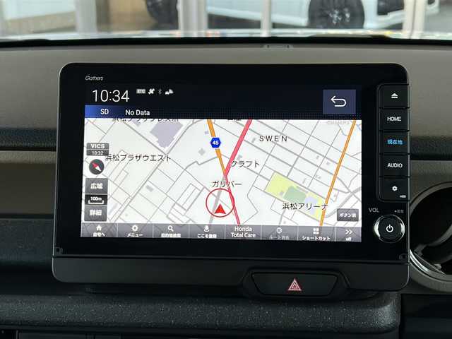 ホンダ Ｎ ＢＯＸ JOY 静岡県 2025(令7)年 1.2万km グレーⅡ 純正ナビ/・CD/DVD/・FM/AM/・フルセグTV/・Music Rack/・Apple Car Play/・Android Auto/・SD/・USB/・Bluetooth/ホンダセンシング/●衝突軽減ブレーキ（CMBS）/●先行車発進お知らせ機能/●歩行者事故低減ステアリング/●路外逸脱抑制機能/●標識認識機能/●渋滞追従機能付ACC/●車線維持支援システム（LKAS）/●誤発進抑制機能/●後方誤発進抑制機能/●近距離衝突軽減ブレーキ/●急アクセル抑制機能/●パーキングセンサーシステム/●オートハイビーム/主要装備/・ドライブレコーダー/・ＥＴＣ/・２トーンカラー/・運転席＋助手席シートヒーター/・両側パワスラ/・チェック柄撥水ファブリック/・サイドカーテンエアバッグ/・バックカメラ