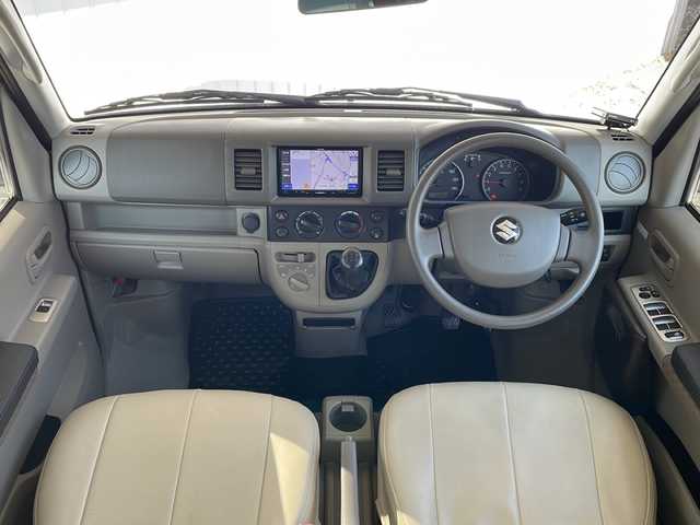 スズキ エブリイ ジョイン ターボ 長野県 2014(平26)年 4.3万km シルキーシルバーメタリック ４ＷＤ/メモリナビ/バックカメラ/ＥＴＣ/ホイール付タイヤ積込/パワステ/パワーウィンドウ/シートカバー/キーレス/取説/スペアキー