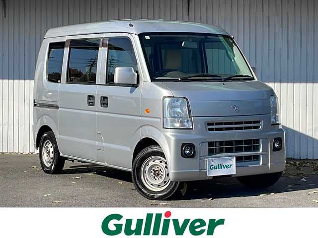 スズキ エブリイ ジョイン ターボ 長野県 2014(平26)年 4.3万km シルキーシルバーメタリック ４ＷＤ/メモリナビ/バックカメラ/ＥＴＣ/ホイール付タイヤ積込/パワステ/パワーウィンドウ/シートカバー/キーレス/取説/スペアキー