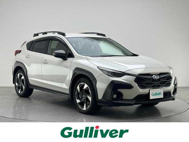 スバル クロストレック リミテッド 兵庫県 2023(令5)年 2.2万km クリスタルホワイトP 純正11.6インチナビ（FM・AM/BT/フルセグ/iPod/AUX）/バックカメラ/全方位カメラ/ETC/社外ドラレコ前後/デジタルインナーミラー/純正AW18インチ/純正フロアマット/追従式クルーズコントロール/パワーシート（D/N席）/シートヒーター（D/N席）/シートメモリー（D席）/ステアリングヒーター/プッシュスタート/スマートキー2本/パドルシフト/電動パーキング/チャイルドシート対応/オートライト/LEDヘッドランプ/フォグランプ/電動格納ミラー/ウインカーミラー/ドアバイザー/AVH