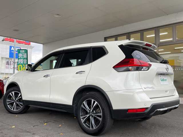 日産 エクストレイル 20Xi 岐阜県 2019(令1)年 11.3万km ブリリアントホワイトパール /純正SDナビ/(FM/AM/フルセグTV/CD/DVD/BT/SD/iPod/USB)/(インテリジェント　FCW)/(インテリジェント　DA)/(後側方車両検知警報)/(後退時車両検知警報)/(プロパイロット)/(インテリジェント　ライドコントロール)/(インテリジェント　トレースコントロール)/(ヒーター付きドアミラー)/(フロント＆バックソナー)/(オートブレーキホールド)/(ステアリングスイッチ)/(クルーズコントロール)/(ヒルスタートアシスト)/(SRSカーテンエアバッグ)/(インテリジェント　アラウンドビューモニター)/(デジタルインナーミラー)/(パワーバックドア)/(ステアリングスイッチ)/(17インチアルミホイール)/(ETC)