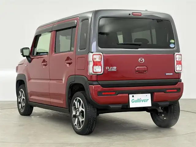 マツダ フレア クロスオーバー ハイブリッドXT 愛知県 2020(令2)年 3.9万km 赤 純正ナビ（フルセグ、CD、DVD、Bluetooth）/ETC/全方位カメラ/ACC/シートヒーター（D+N)/衝突軽減ブレーキ/レーンキープアシスト/オートハイビーム/LEDヘッドライト/パドルシフト/スマートキー/純正15インチAW/純正フロアマット/フォグライト/Pスタート