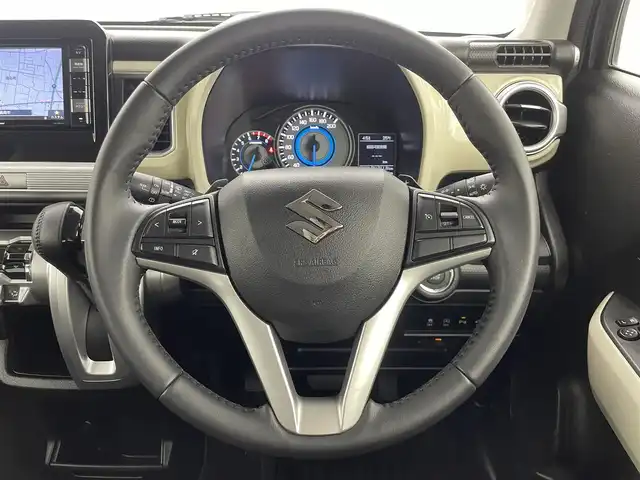 スズキ クロスビー HYBRID MZ 群馬県 2019(平31)年 3万km ミネラルグレーメタリック 3トーンコーディネート 3トーンコーディネート/――――――――――――――――/社外７インチナビ(AVIC-RWS901)/CD/DVD/BT/フルセグ/バックカメラ/ビルトインＥＴＣ/シートヒーター/クルーズコントロール/デュアルカメラブレーキサポート/誤発進抑制機能/車線逸脱警報/車線維持支援機能/LEDヘッドライト/アイドリングストップ/パドルシフト