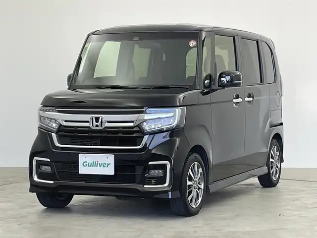 ホンダ Ｎ ＢＯＸ カスタム L 群馬県 2023(令5)年 1.6万km クリスタルブラックパール 純正７インチナビ　レーダークルーズコントロール　レーンキープアシスト　バックカメラ　衝突軽減ブレーキ　コーナーセンサー　シートヒーター　純正アルミホイール１４インチ　ＬＥＤヘッドライト　オートライト