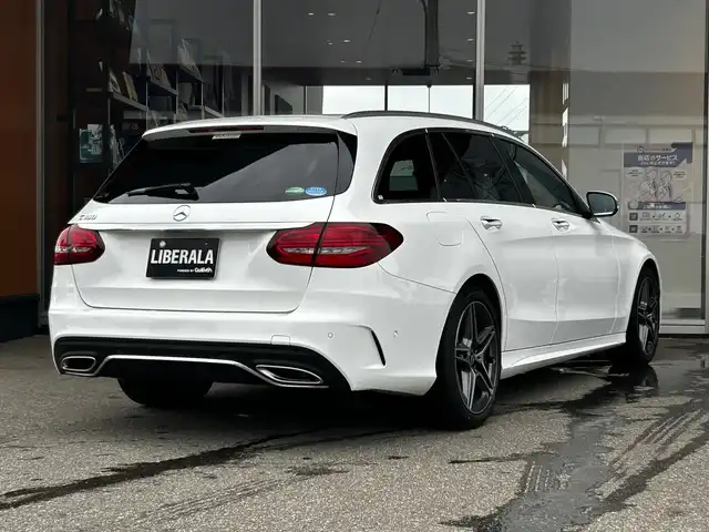 メルセデス・ベンツ Ｃ１８０ ステーションワゴンアバンギャルド 富山県 2019(平31)年 7.7万km 白 HDDナビ/フルセグテレビ/バックカメラ/アイドリングストップ/ワイヤレス充電/ETC/ACC/プッシュスタート/パワーバックドア/64色アンビエントライト/前席シートパワーシート/前席シートヒーター/フルフラットシート
