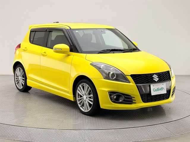 スズキ スイフト スポーツ 兵庫県 2016(平28)年 5.7万km チャンピオンイエロー 社外SDナビ（CN-RS62D）/（BT、CD、DVD、SD、フルセグ）/ドライブレコーダー/バックカメラ/ETC/クルーズコントロール/パドルシフト/Pスタート/オートライト/純正マット/純正１７インチAW/スペアキー1本/HIB/ドアバイザー/フォグランプ