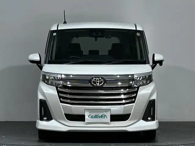 トヨタ ルーミー カスタムG 愛媛県 2020(令2)年 3.3万km パールホワイトⅢ ・ナビ（フルセグＴＶ・ＢＴ・ＦＭＡＭ・ＣＤＤＶＤ・ＳＤ）/・全方位カメラ　/・１２．１型後席モニター　/・ＥＴＣ　/・前後ドラレコ　/・レーダークルーズコントロール　/・ＵＳＢ充電　/・両側電動ドア　/・衝突軽減ブレーキ/・前後コーナーセンサー/・テレビキャンセラー