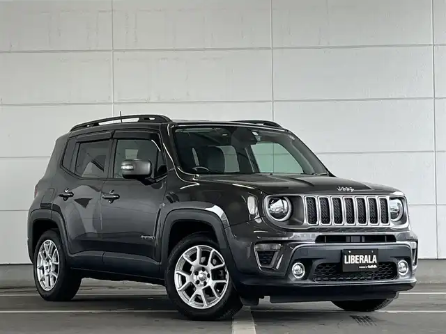 クライスラー・ジープ ジープ レネゲード リミテッド 山形県 2020(令2)年 3.6万km グレー 純正ナビ/バックカメラ/フルセグＴＶ/シートヒーター/レザーシート/ステアリングヒーター/ルーフレール/ドライブレコーダー/フォグランプ/アダプティブクルーズコントロール/ブラインドスポットモニター
