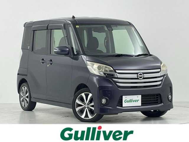 日産 デイズ ルークス ハイウェイスターターボ 大阪府 2016(平28)年 6.2万km プレミアムパープルP エマージェンシーブレーキ/純正ナビ/フルセグTV/アラウンドビューモニター/バックカメラ/両側パワースライドドア/HIDヘッドライト/AUTOライト/フォグランプ/純正１５インチアルミホイール/スマートキー/プッシュスタート/アイドリングストップ/シートバックテーブル/ETC/フロアマット