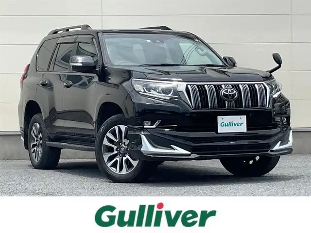 トヨタ ランドクルーザー プラド TX Lパッケージ 茨城県 2023(令5)年 4.2万km ブラック サンルーフ/モデリスタエアロ/ルーフレール/純正ナビ（NSZT-Y68T）/（CD/DVD/BT/フルセグTV）/バックカメラ/トヨタセーフティーセンス/・プリクラッシュセーフティ/・レーンディパーチャーアラート/・ダプティブハイビームシステム/・レーダークルーズコントロール/・オートマチックハイビーム/・先行車発進お知らせ/横滑り防止/前後クリアランスソナー/前後ドラレコ（ZDR-035）/レザーシート/シートヒーター/エアーシート/パワーシート/シートベンチレーション/純正１９インチAW/オートライト/LEDヘッドライト/フォグライト/ステアリングスイッチ/スマートキー/プッシュスタート/スペアキー1本/保証書