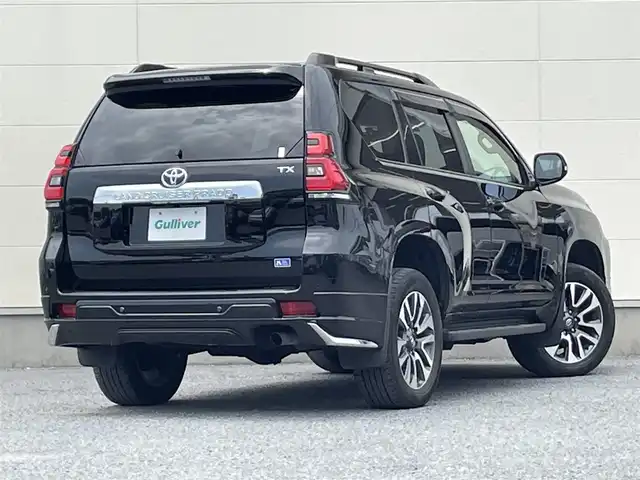 トヨタ ランドクルーザー プラド TX Lパッケージ 茨城県 2023(令5)年 4.2万km ブラック サンルーフ/モデリスタエアロ/ルーフレール/純正ナビ（NSZT-Y68T）/（CD/DVD/BT/フルセグTV）/バックカメラ/トヨタセーフティーセンス/・プリクラッシュセーフティ/・レーンディパーチャーアラート/・ダプティブハイビームシステム/・レーダークルーズコントロール/・オートマチックハイビーム/・先行車発進お知らせ/横滑り防止/前後クリアランスソナー/前後ドラレコ（ZDR-035）/レザーシート/シートヒーター/エアーシート/パワーシート/シートベンチレーション/純正１９インチAW/オートライト/LEDヘッドライト/フォグライト/ステアリングスイッチ/スマートキー/プッシュスタート/スペアキー1本/保証書