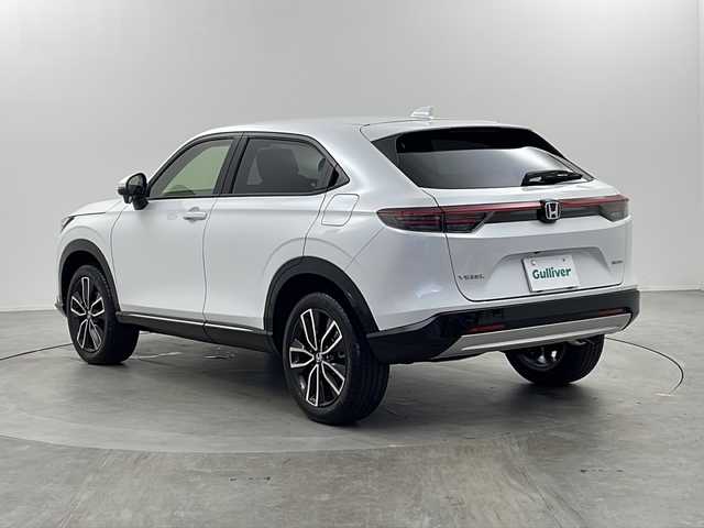 ホンダ ヴェゼル ハイブリッド e:HEV Z 栃木県 2025(令7)年 0.1千km プラチナホワイトパール 純正9インチホンダコネクトナビ/バックカメラ/パワーバックドア/パドルシフト/シートヒーター/ハーフレザーシート/LEDヘッドライト/スマートキー/Honda SENSING/衝突軽減ブレーキ/誤発進抑制機能/路外逸脱抑制機能/アダプティブクルーズコントロール/ブラインドスポットモニター/オートハイビーム/保証書/取扱説明書/スペアキー