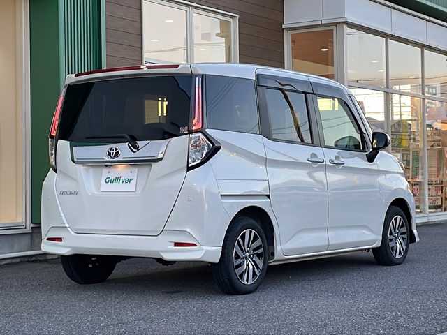 トヨタ ルーミー カスタムG 岐阜県 2022(令4)年 1.7万km パールホワイトⅢ 禁煙車/スマートアシスト/4WD/純正ナビ/フルセグTV/クルーズコントロール/衝突軽減ブレーキ/前後コーナーセンサー/アラウンドビューモニター/両側パワースライドドア/シートヒーター/アイドリングストップ/前後ドライブレコーダー/ビルトインETC2.0/純正フロアマット/純正アルミホイール/LEDヘッドライト/オートエアコン/オートライト/プッシュスタート/スマートキー