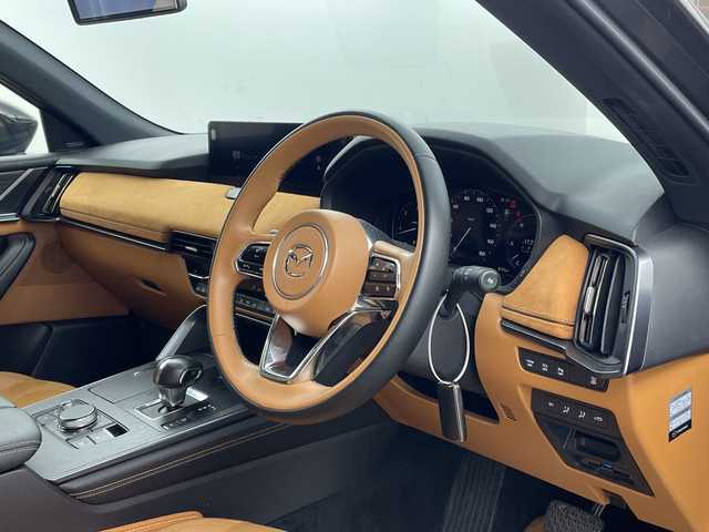 マツダ ＣＸ－６０ XD HV プレミアムスポーツ 兵庫県 2022(令4)年 4.3万km マシーングレープレミアムM ・ワンオーナー車/・純正ナビ&BT&スマホ連携&HDMI&USB/・BOSEサウンド/・パノラマサンルーフ/・全方位カメラ/・前後ドライブレコーダー/・スマートキー/・デジタルインナーミラー/・革シート（茶）/・全席シートヒーター/・前席ベンチレーション/・前席パワーシート/・ワイヤレス充電/・ビルトインETC/・パワーバックドア/・アイドリングストップ/・ステアリングヒーター/・シートメモリー機能/・スマートブレーキアシスト/・レーンキープアシスト/・ディスタンス＆スピードアラート/・AT誤発進抑制制御/・スマートブレーキサポート/・緊急時車線維持支援/・前側方接近車両検知/・後側方接近車両検知/・車線逸脱警報システム/・クリアランスソナー/・ブラインドスポットモニター/・レーダークルーズコントロール/・オートマチックハイビーム