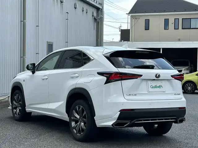 レクサス ＮＸ 300 Fスポーツ 静岡県 2018(平30)年 3.4万km ホワイトノーヴァガラスフレーク ユーザー買取車両/純正SDナビ/　【CD/DVD/BT/フルセグTV】/純正18インチAW/クルーズコントロール/ドライブレコーダー/パドルシフト/MT付AT/パワーシート（D/N席）/リアパーキングセンサー/ステアリングヒーター/オートハイビーム/アイドリングストップ/100V充電/バックカメラ/横滑り防止/スペアキー/ETC2.0/プッシュスタート