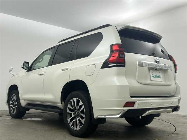 トヨタ ランドクルーザー プラド TX Lパッケージ 道央・札幌 2023(令5)年 2万km ホワイトパールクリスタルシャイン サンルーフ/モデリスタエアロ（前/後下）/ベージュレザーシート/ルーフレール/純正19インチAW/純正9インチSDナビ/（Bluetooth/フルセグTV)/プリクラッシュセーフティ/レーダークルーズコントロール/踏み間違い防止/オートハイビーム/ＬＥＤヘッドライト（Auto付）/LEDフォグランプ/ビルトインＥＴＣ/バックカメラ/シートヒーター（D/N）/エアシート（D/N）/パワーシート（D/N）/コンビハンドル/ISOFIX/ステアリングスイッチ/チルトステアリング/シートリフター/ウインカーミラー
