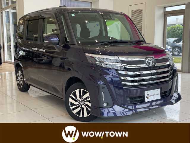 トヨタ ルーミー カスタムG 埼玉県 2020(令2)年 2.4万km クールバイオレットクリスタルシャイン トヨタセーフティセンス/純正9インチナビ/　CD/DVD/BT/フルセグTV/バックカメラ/両側パワースライドドア/レーダークルーズコントロール/LEDオートライト/純正14インチAW/ステアリングスイッチ/プッシュスタート/ETC/禁煙車