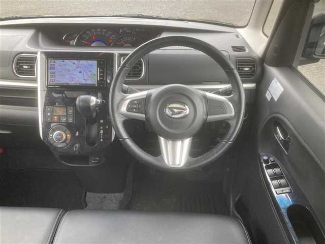 ダイハツ タント カスタム RS トップED SAⅡ 埼玉県 2016(平28)年 9.8万km ブラックマイカメタリック (株)IDOMが運営する【じしゃロン鳩ヶ谷店】の自社ローン専用車両になりますこちらは現金またはオートローンご利用時の価格です。自社ローンご希望の方は別途その旨お申付け下さい/ターボ車/社外SDナビ(品番:CN-RE04WD)/フルセグテレビ/バックカメラ/前方ドライブレコーダー/プッシュスタート/両側パワースライドドア/リアコーナーセンサー/ETC/純正15インチAW/純正LEDヘッドライト/衝突回避支援ブレーキ機能/革巻ステアリング/ウインカーミラー/フォグランプ