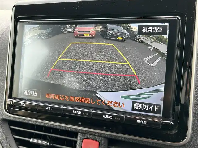 トヨタ ノア ハイブリッド Si 東京都 2016(平28)年 4.4万km ボルドーマイカメタリック ワンオーナー/純正9インチナビ/フルセグTV／Bluetoothオーディオ／DVD再生/バックカメラ/12.1型フリップダウンモニター(V12T-R66C)/両側パワースライドドア/純正ETC2.0/LEDヘッドランプ/トヨタセーフティセンス/スマートキー×2