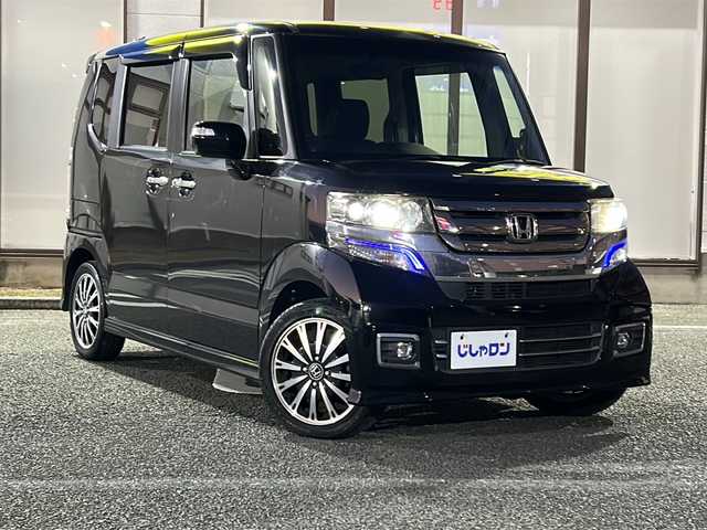 ホンダ Ｎ ＢＯＸ カスタム G ターボ Lパッケージ 東京都 2015(平27)年 7万km スマートブラック (株)IDOMが運営する【じしゃロン国分寺店】の自社ローン対象車両になります。こちらは現金ご利用時の価格です。自社ローンご希望の方は別途その旨お申付け下さい。/純正ナビ(地図SDカードなし)/両側パワースライドドア/バックカメラ/クルーズコントロール/ステアリングスイッチ/パドルシフト/スマートキー/純正アルミホイール/プッシュスタート