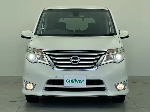 日産 セレナ HWS S HV Vセレ +SeftyⅡ 愛知県 2016(平28)年 6.7万km ブリリアントホワイトパール 純正ナビ/・Bluetooth/・CD/DVD/・フルセグテレビ/・SD音楽録音/アラウンドビューモニター/純正フリップダウンモニター/両側パワースライドドア/衝突軽減ブレーキ/レーンキープアシスト/前後コーナーセンサー/レーダークルーズコントロール/前後ドライブレコーダー/ETC/LEDヘッドライト