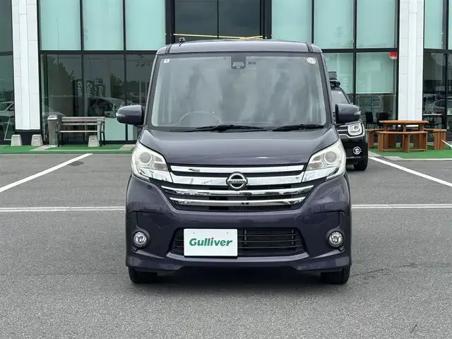 日産 デイズ ルークス HWS X Vセレクション 奈良県 2016(平28)年 4.3万km プレミアムパープルP 社外ナビ　[CN-RS02WD]/アラウンドビューカメラ　/フルセグＴＶ　/両側パワースライドドア　/エマージェンシーブレーキ　/リアサーキュレーター　/前方ドライブレコーダー　/プッシュスタート /純正15インチAW/革巻きステアリング/フォグライト