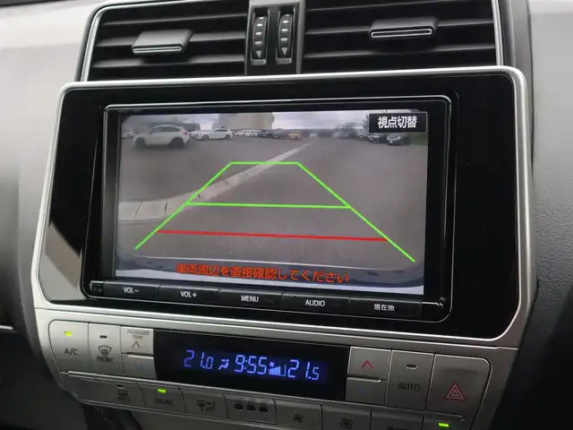 トヨタ ランドクルーザー プラド TX Lパッケージ 山形県 2018(平30)年 9.9万km ブラック 4WD/衝突被害軽減システム/純正SDナビ/　　【CD DVD BT フルセグ USB MSV】/バックカメラ/レーダークルーズコントロール/LEDオートライト/レザーシート/パワーシート/シートエアコン/シートヒーター/17インチアルミホイール/ドライブレコーダー/コーナーセンサー/ステアリングスイッチ/MTモード付AT/純正フロアマット/スマートキー/ETC2.0