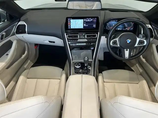 ＢＭＷ ＢＭＷ ８４０ｉ 熊本県 2023(令5)年 0.2万km グレー ・360°カメラ/・コーナーセンサー/・白革シート　/・シートヒーター/・シートクーラー/・ハンドルヒーター/・純正HDDナビ/・AppleCarPlay/・純正フルセグテレビ/・ハーマンカードンサラウンドシステム/・アダプティブクルーズコントロール/・アダプティブMサスペンションシステム/・スカイスクレーパーグレー/・インテリジェントセーフティー/・ETC2.0/・ヘッドアップディスプレイ/・置くだけ充電/・パワーバックドア/・LEDヘッドライト