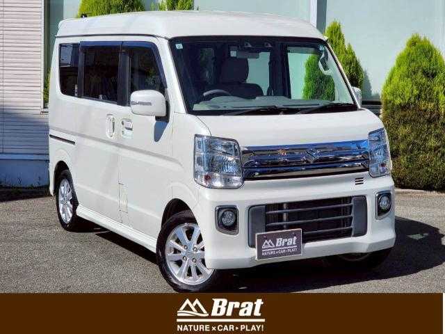 スズキ エブリィ ワゴン PZターボ スペシャル 岩手県 2019(令1)年 6.9万km パールホワイト 社外ＳＤナビ　Ｂｌｕｅｔｏｏｔｈ／ＣＤ／ＤＶＤ／フルセグＴＶ　/オートステップ　/電動格納ミラー　/両側パワースライドドア　/運転席シートヒーター　/ターボ車/４ＷＤ　/レーンキープアシスト　/フォグライト