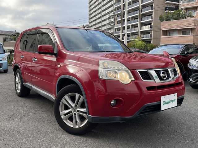日産 エクストレイル 20X 宮崎県 2010(平22)年 5.3万km バーニングレッド ＳＤナビ、Ｂｌｕｅｔｏｏｔｈ接続、ＤＶＤ再生、ワンセグＴＶ、バックカメラ、ＥＴＣ、純正アルミホイール１７インチ、純正フロアマット、ＡＬＬＭＯＤＥ４×４－ｉ、アドバンスドヒルディセントコントロール