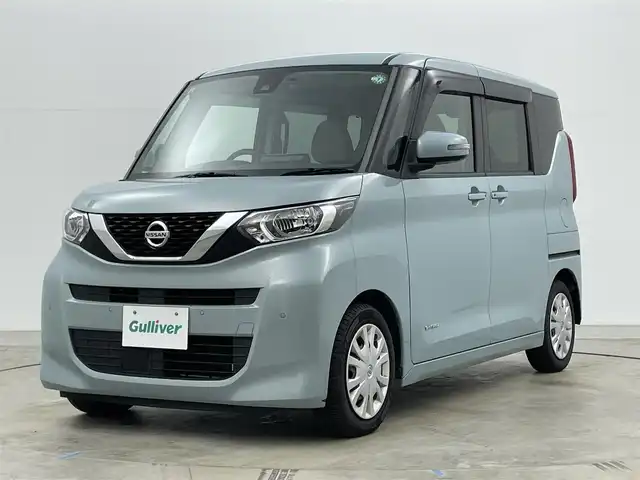 日産 ルークス X 岡山県 2020(令2)年 3.6万km ソーダブルーM 純正９インチナビ/【Bluetooth/フルセグTV/CD/DVD】/型番:MM320D-L/アラウンドビューモニター/両側パワースライドドア/衝突軽減ブレーキ/純正ドライブレコーダー（前）/アイドリングストップ/オートライト/ISOFIX/プッシュスタート/スマートキー×1/ナビ取扱説明書