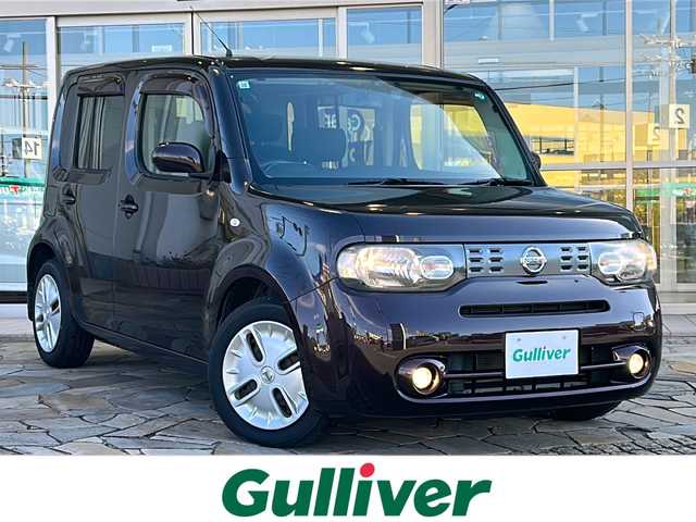 日産 キューブ 15X Vセレクション 静岡県 2016(平28)年 9.5万km ビターショコラ 純正ナビ/・FM/AM/・CD/DVD/・フルセグTV/・Bluetooth/・SD/主要装備/・ドライブレコーダー/・バックカメラ/・ＥＴＣ/・オートエアコン/・フォグランプ/・オートライト/・プッシュスタート/・ＥＣＯモード/・アイドリングストップ/・横滑り防止装置/・電格ミラー/・フルセグＴＶ/・ハロゲンヘッドライト/・純正ホイールキャップ