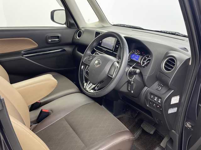 日産 デイズ ルークス HWS X Vセレクション 大阪府 2017(平29)年 5.4万km プレミアムパープルP 純正SDナビ/【BT/フルセグTV/AUX/DVD]/全方位カメラ/両側パワースライドドア/衝突被害軽減システム/オートライト/LEDライト/ハーフレザーシート/社外15インチAW/純正フロアマット/サーキュレーター/シートバックテーブル/サンシェード