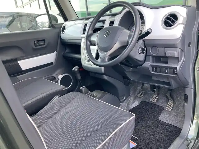 スズキ ハスラー G 香川県 2015(平27)年 4.4万km クールカーキPM 登録時走行距離；43276km/5MT/カロッツェリアオーディオ/　CD再生/シートヒーター/オートエアコン/アイドリングストップ/純正フロアマット/電動格納ミラー/ヘッドライトレベライザー/リモコンキー