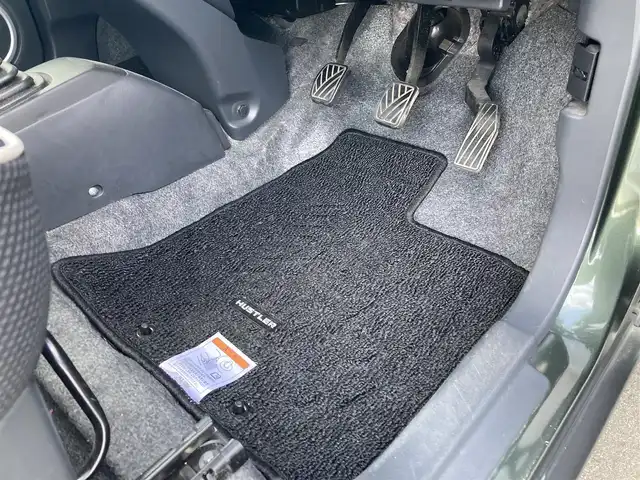 スズキ ハスラー G 香川県 2015(平27)年 4.4万km クールカーキPM 登録時走行距離；43276km/5MT/カロッツェリアオーディオ/　CD再生/シートヒーター/オートエアコン/アイドリングストップ/純正フロアマット/電動格納ミラー/ヘッドライトレベライザー/リモコンキー