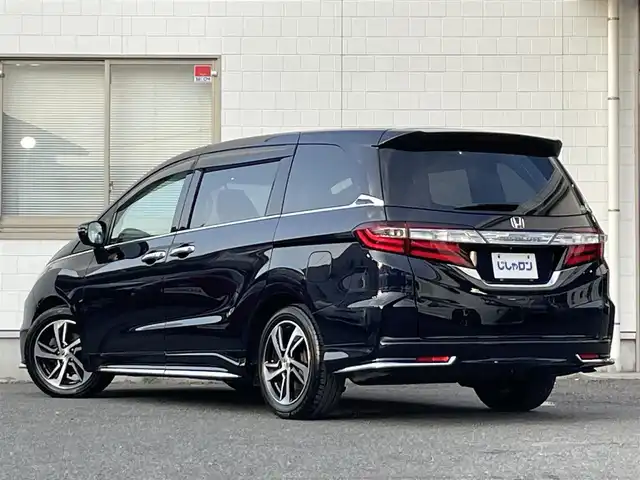 ホンダ オデッセイ アブソルート 三重県 2014(平26)年 10.7万km プレミアムヴィーナスブラックP (株)IDOMが運営する【じしゃロン四日市店】の自社ローン専用車両になります。こちらは現金またはオートローンご利用時の価格です。自社ローンご希望の方は別途その旨お申付け下さい/純正HDDナビ（CD/DVD/BT/AM/FM）/フルセグTV/両側パワースライドドア/ETC/全方位カメラ/エンジンスタートボタン/スマートキー/パドルシフト/LEDヘッドライト
