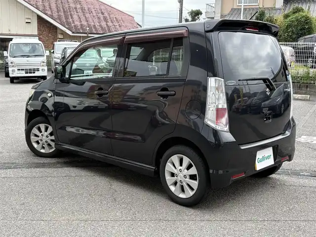 スズキ ワゴンＲ スティングレー X 愛知県 2009(平21)年 8.2万km ブルーイッシュブラックパール3 禁煙　社外ＣＤＡＵＸオーディオ　ＨＩＤライト　フォグランプ　フルフラットシート　ベンチシート　パワーウィンドウ　純正フロアマット　スマートキー　プッシュスタート　Ｗエアバッグ　ＡＢＳ　新車時保証書　取説