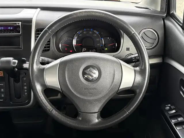 スズキ ワゴンＲ スティングレー X 愛知県 2009(平21)年 8.2万km ブルーイッシュブラックパール3 禁煙　社外ＣＤＡＵＸオーディオ　ＨＩＤライト　フォグランプ　フルフラットシート　ベンチシート　パワーウィンドウ　純正フロアマット　スマートキー　プッシュスタート　Ｗエアバッグ　ＡＢＳ　新車時保証書　取説