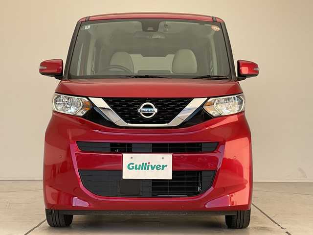 日産 ルークス X 愛知県 2022(令4)年 2.5万km スパークリングレッドM 純正ディズプレイオーディオ　ナビ機能なし/Bluetooth/ドライブレコーダー/全方位カメラ/片側パワースライド/バックカメラ/スマートキー/プッシュスタート/純正フロアマット