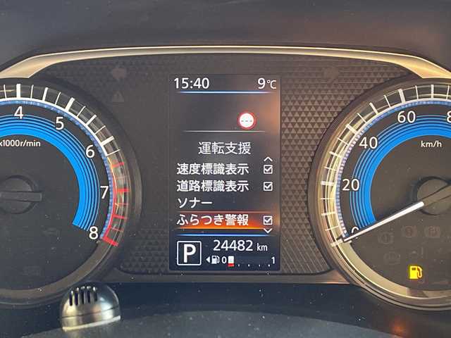 日産 ルークス X 愛知県 2022(令4)年 2.5万km スパークリングレッドM 純正ディズプレイオーディオ　ナビ機能なし/Bluetooth/ドライブレコーダー/全方位カメラ/片側パワースライド/バックカメラ/スマートキー/プッシュスタート/純正フロアマット