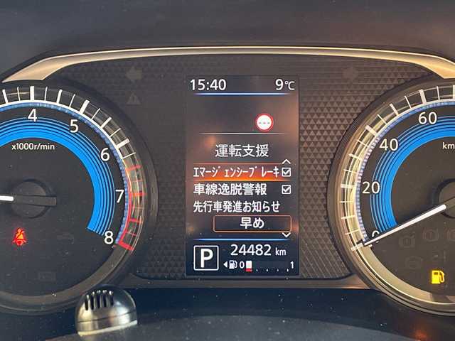 日産 ルークス X 愛知県 2022(令4)年 2.5万km スパークリングレッドM 純正ディズプレイオーディオ　ナビ機能なし/Bluetooth/ドライブレコーダー/全方位カメラ/片側パワースライド/バックカメラ/スマートキー/プッシュスタート/純正フロアマット