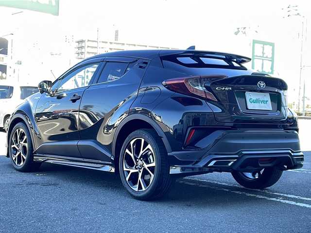トヨタ Ｃ－ＨＲ G 徳島県 2018(平30)年 2.2万km ブラックマイカ 純正7型SDナビNSZT-W68T/（DISC/ラジオ/SD/BT/フルセグ）/バックカメラ/追従式クルーズコントロール/ブラインドスポットモニター/オートブレーキホールド/モデリスタエアロ/コーナーセンサ/LEDヘッドライト/純正18AW/ハーフレザーシート/前席シートヒーター/ナノイー/フォグライト/電動格納ミラー/ドアバイザー