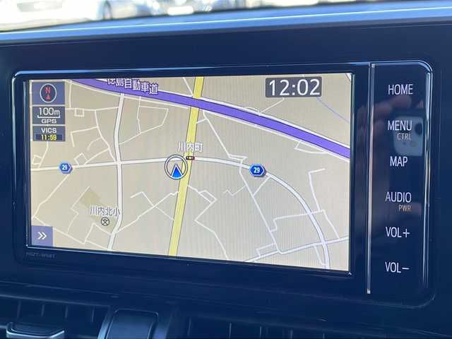 トヨタ Ｃ－ＨＲ G 徳島県 2018(平30)年 2.2万km ブラックマイカ 純正7型SDナビNSZT-W68T/（DISC/ラジオ/SD/BT/フルセグ）/バックカメラ/追従式クルーズコントロール/ブラインドスポットモニター/オートブレーキホールド/モデリスタエアロ/コーナーセンサ/LEDヘッドライト/純正18AW/ハーフレザーシート/前席シートヒーター/ナノイー/フォグライト/電動格納ミラー/ドアバイザー