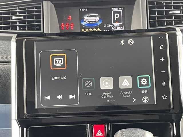 トヨタ ルーミー カスタムG 岩手県 2022(令4)年 3.1万km ブラックマイカメタリック/パールホワイト2トーン AIS検査済み【2501036392】/【社外パーツ取付有】/純正LEDヘッドライト/オートライト/バックカメラ/両側パワースライドドア/ディスプレイオーディオ/USB入力端子/ETC/フルセグテレビ/前席シートヒーター/コーナーセンサー/衝突被害軽減ブレーキ/アイドリングストップ/14インチAW　BRUT （社外）/マッドスター　ラジアル　A/T（社外）/エスペリア　リフトアップキット（社外）/CLS FOX前後バンパー（社外）/社外パーツ取付有
