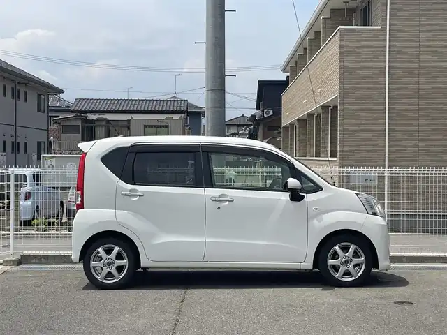 ダイハツ ムーヴ L SAⅡ 福島県 2017(平29)年 10.2万km ホワイト ・社外メモリーナビ/・CD/DVD/SD/・社外14インチAW/・スマートアシスト２/・アイドリングストップ/・ドアバイザー/・フロアマット/・キーレス/・ETC