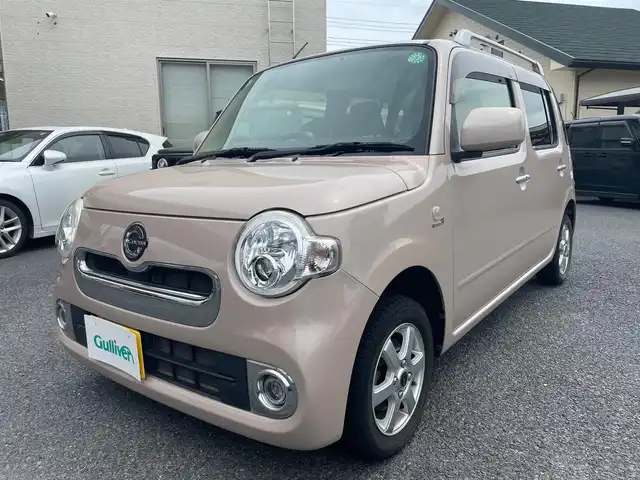 ダイハツ ミラ ココア プラスX リミテッド 茨城県 2015(平27)年 6.4万km ココアベージュマイカメタリック ディーラーオプションナビ（CD/DVD/BT/ワンセグTV）/純正エンジンスターター/ETC/電格ミラー/純正フロアマット/純正ドアバイザー/純正ホイールキャップ付きサマータイヤ4本積み込み（155/65/14 山５mm程度）